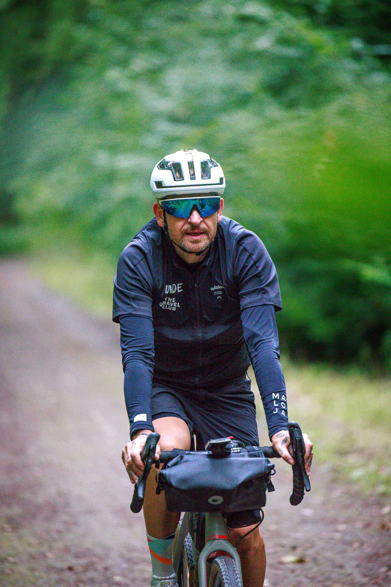 Mike Thomas auf dem Gravelbike